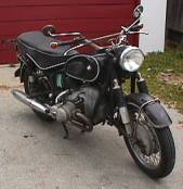 1965 R69S BMW motorcycle